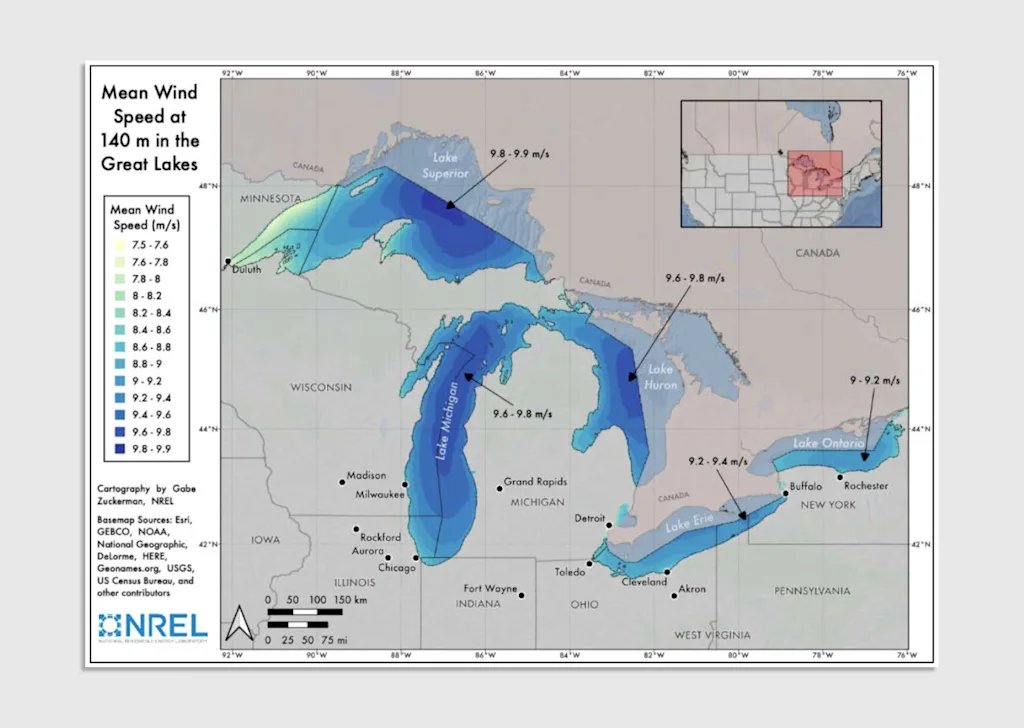 Great Lakes offshore wind has massive power potential—and states want in